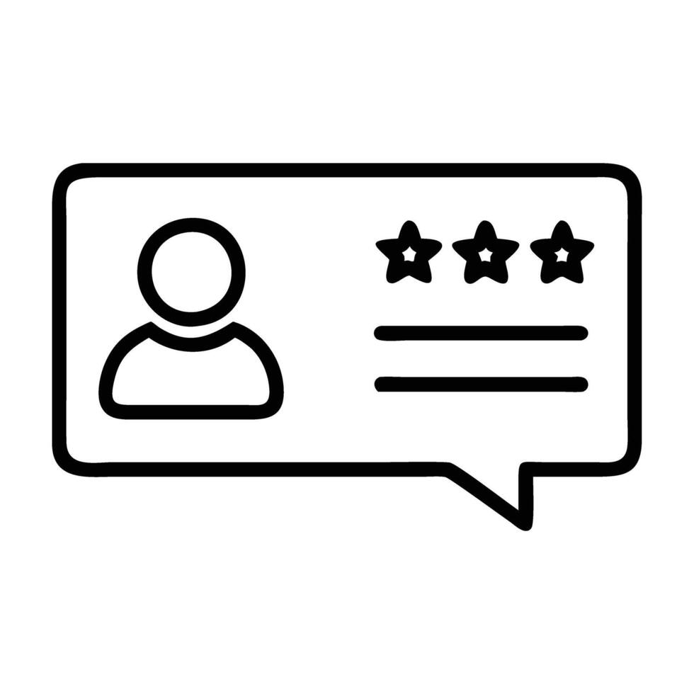 Social proof marketing icon with testimonial card and modern design on white background vector