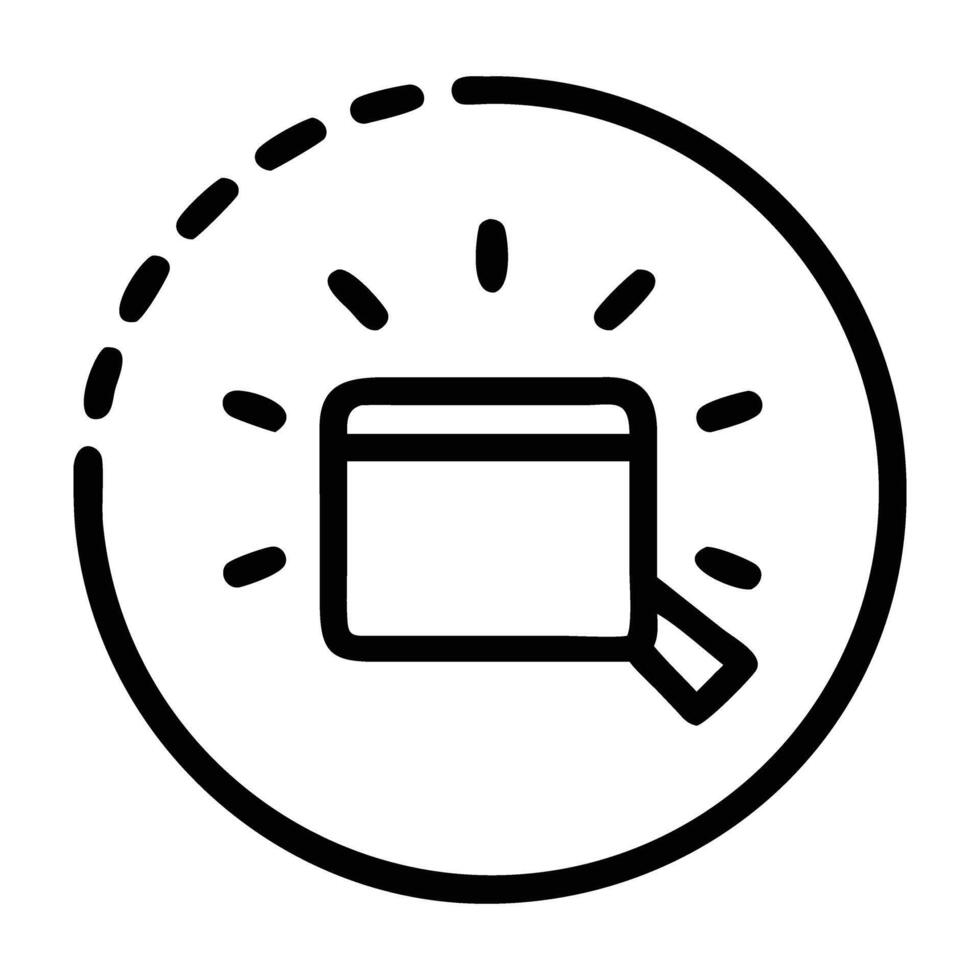 Story highlight icon with a circular frame and modern design on white background vector