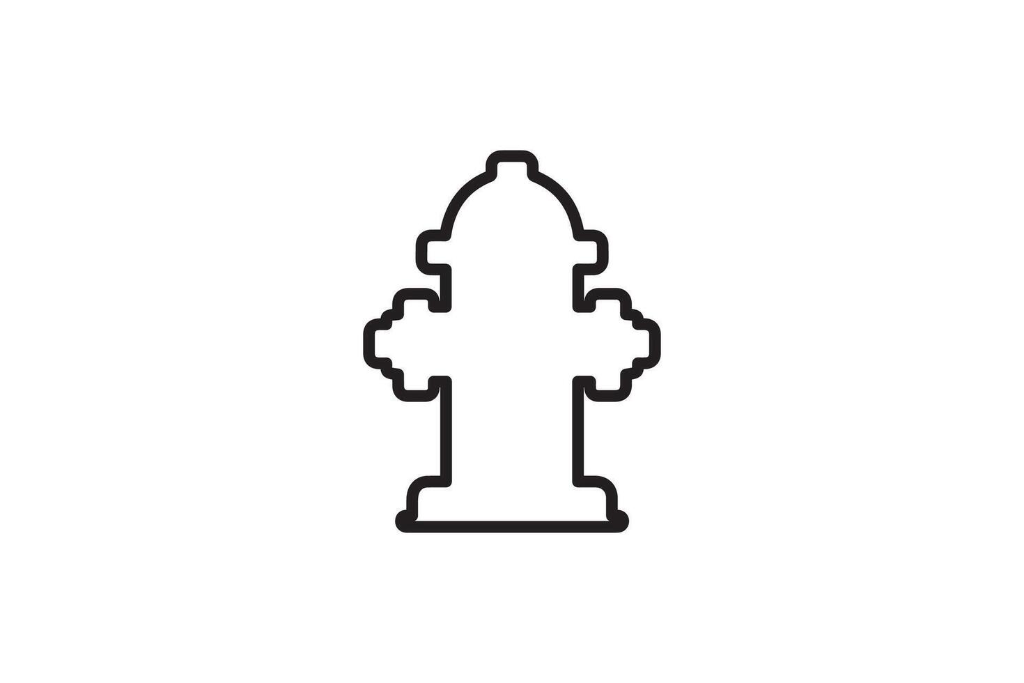 Fire hydrant icon illustration vector