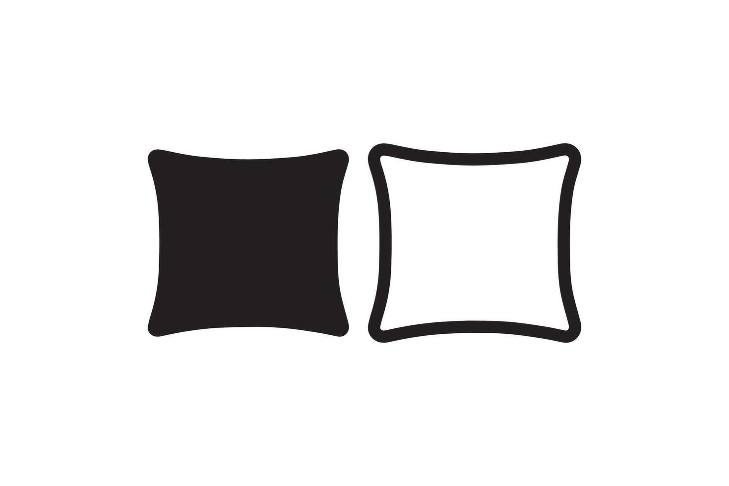 Pillow icon illustration vector