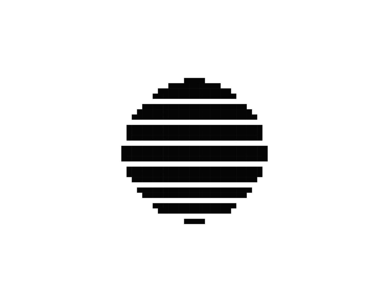 Retro style geometric sun from the eighties and nineties vector