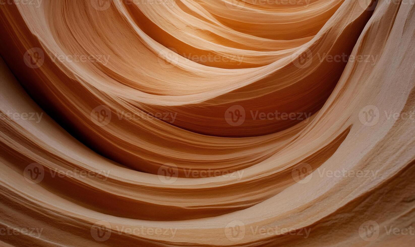 The inside of a canyon in the desert photo