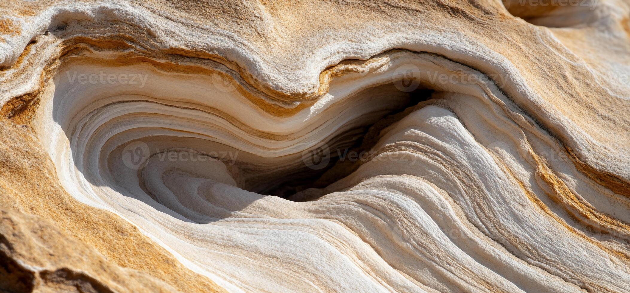 A heart shaped rock with a white and brown color photo
