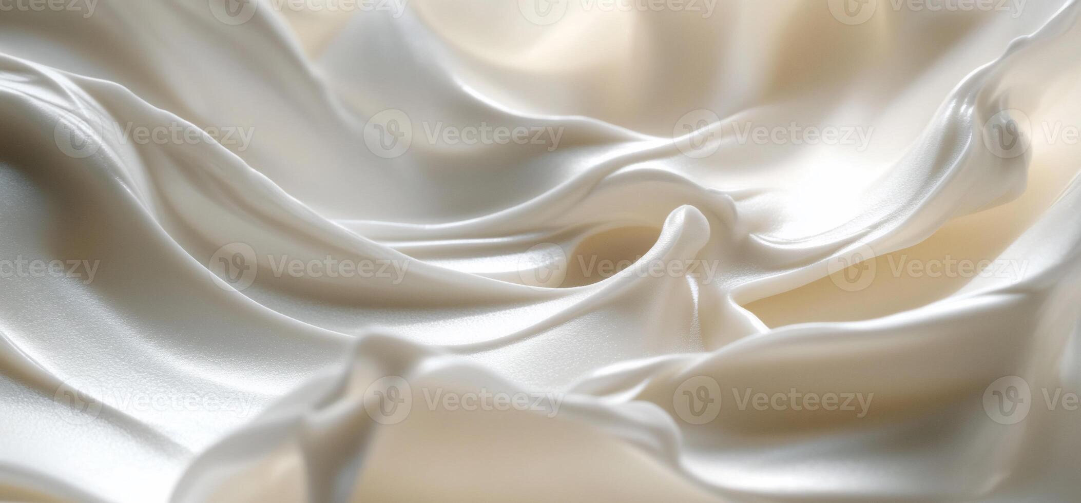 Whipped Cream Texture Close-up. photo