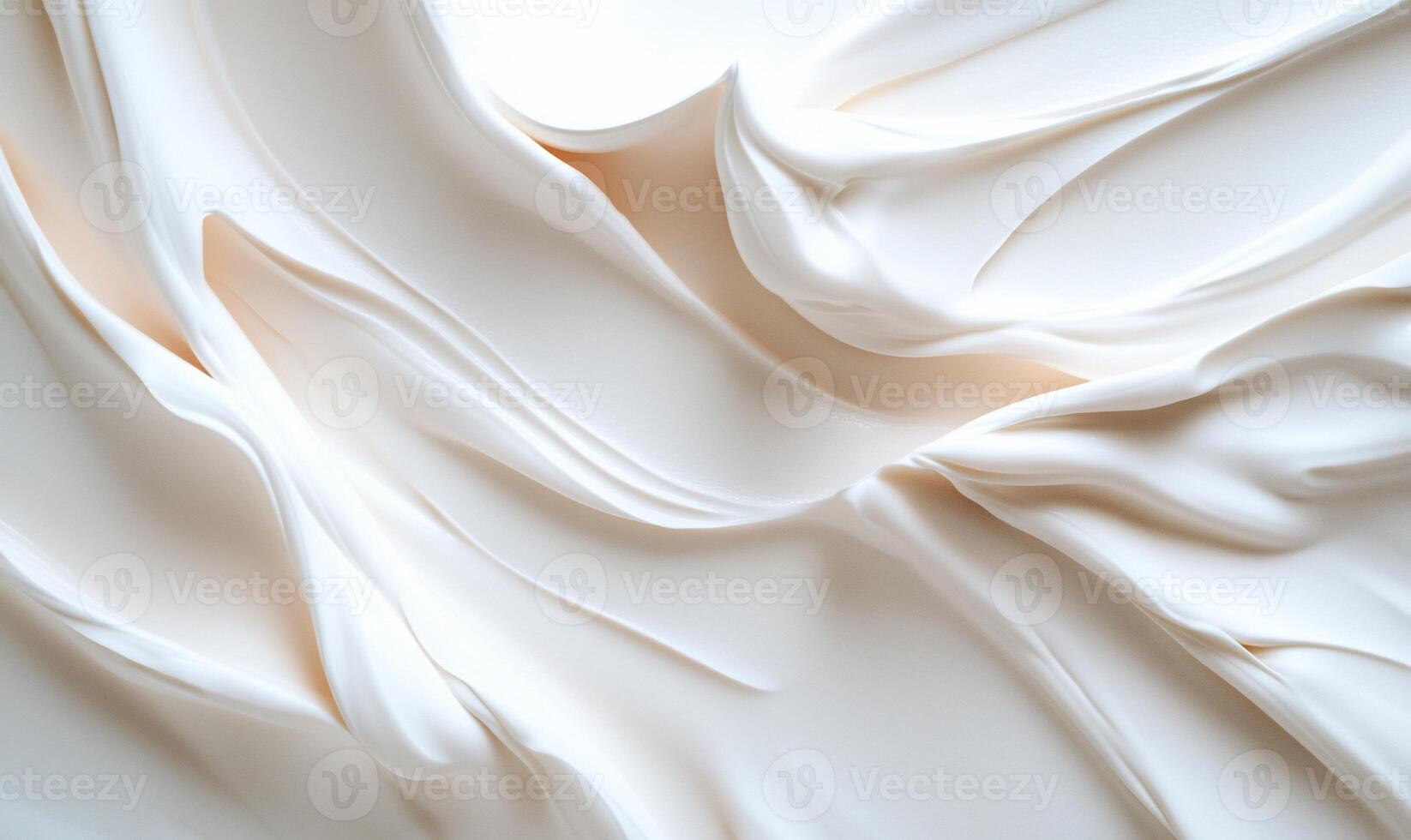 Swirled creamy texture, close-up view. photo