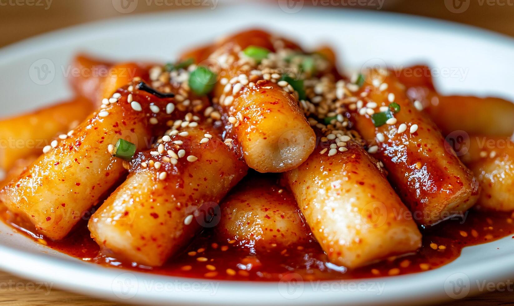 Spicy, savory Korean snack photo