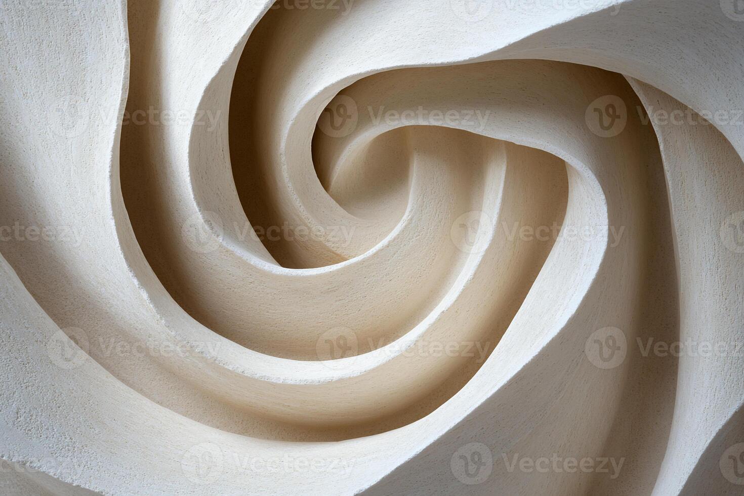 A close up of a spiral made out of paper photo