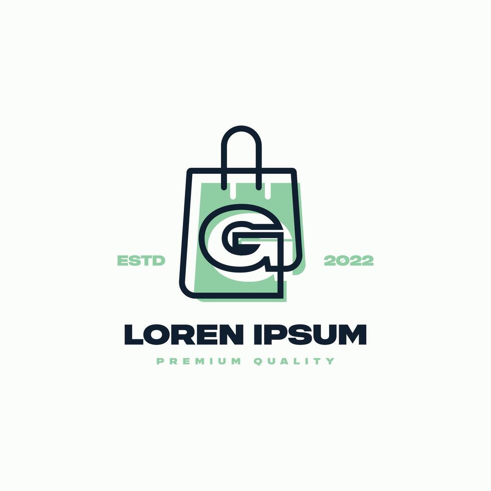 Alphabet G Shop Logo vector