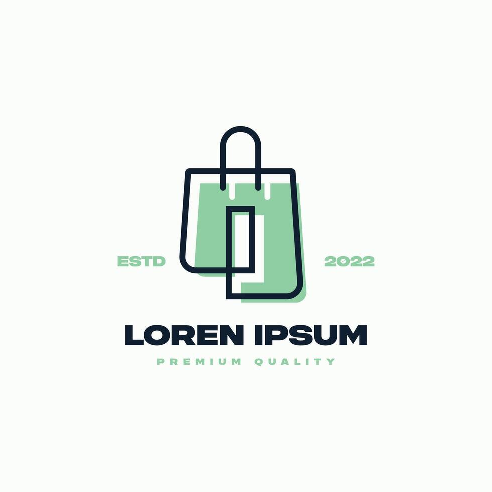 Alphabet I Shop Logo vector