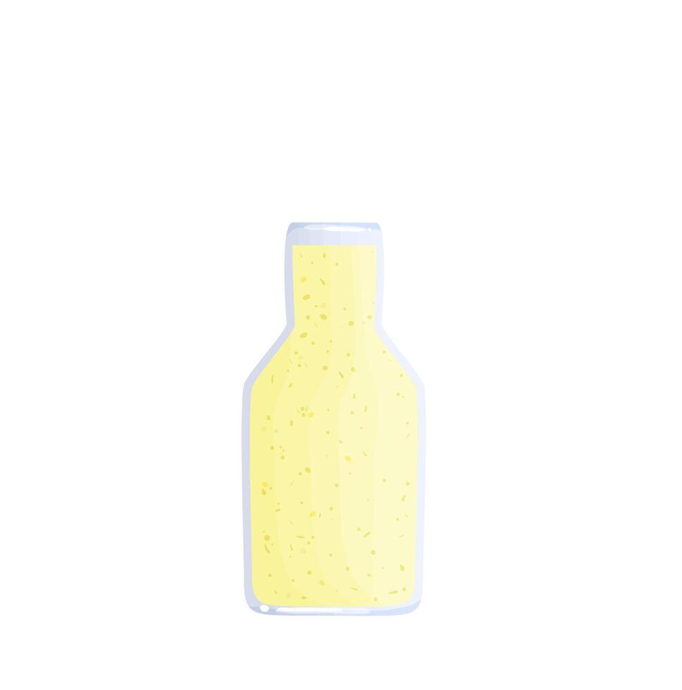 orange juice bottle vector