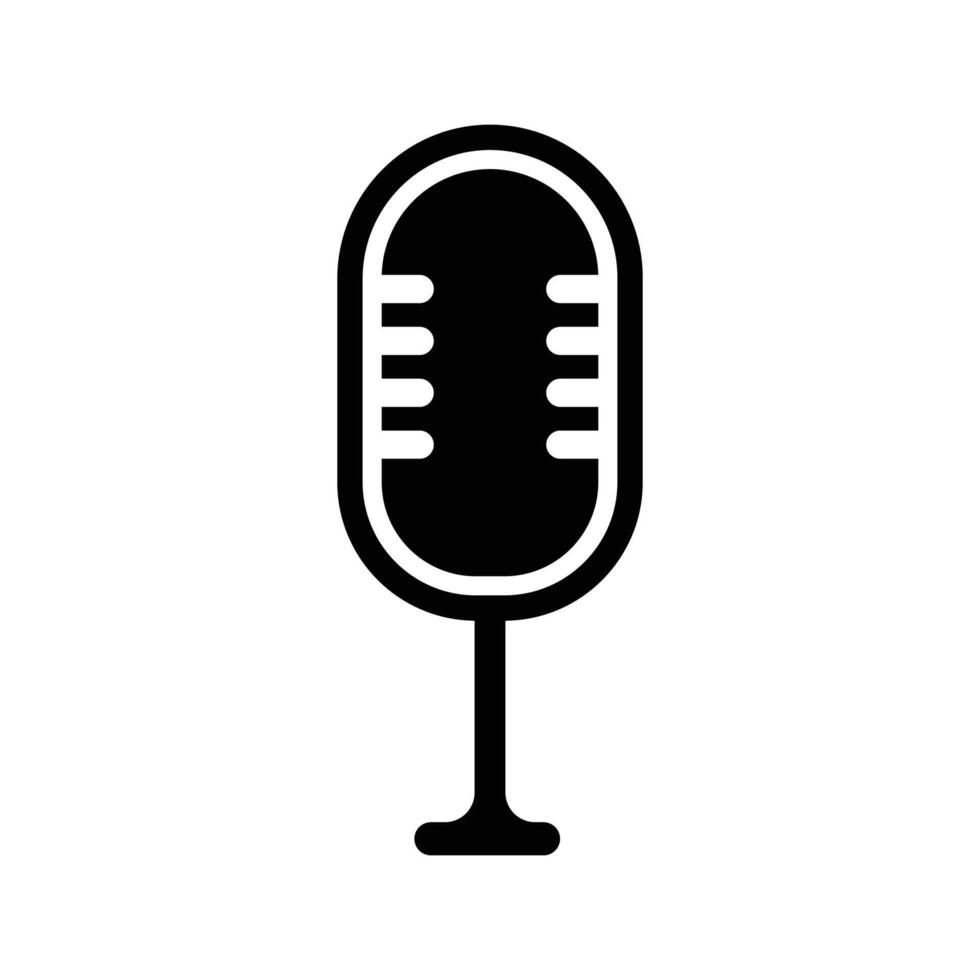 Microphone icon design vector