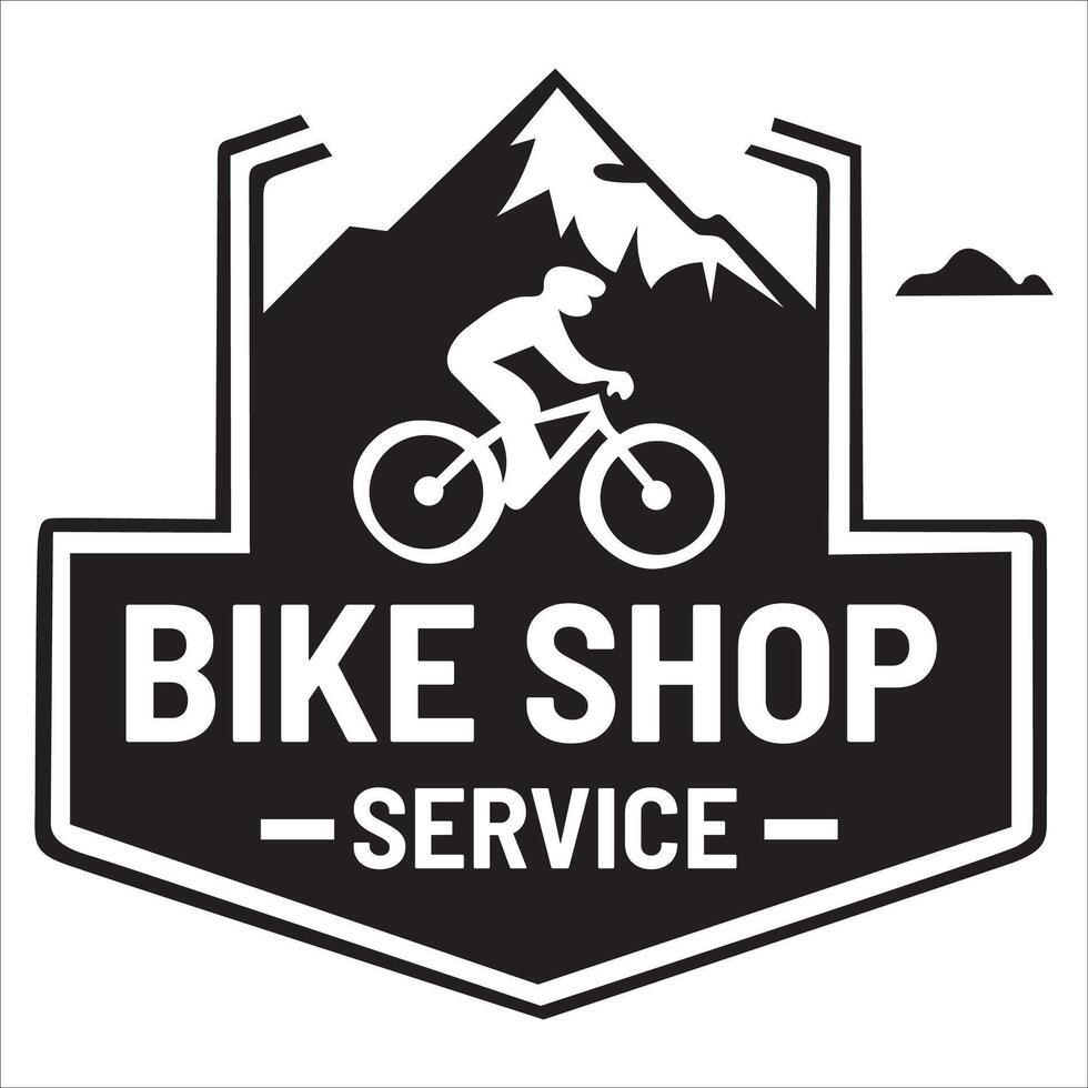 Best Mountain Biking Trails Emblem Bicycle Touring Club Logo vector