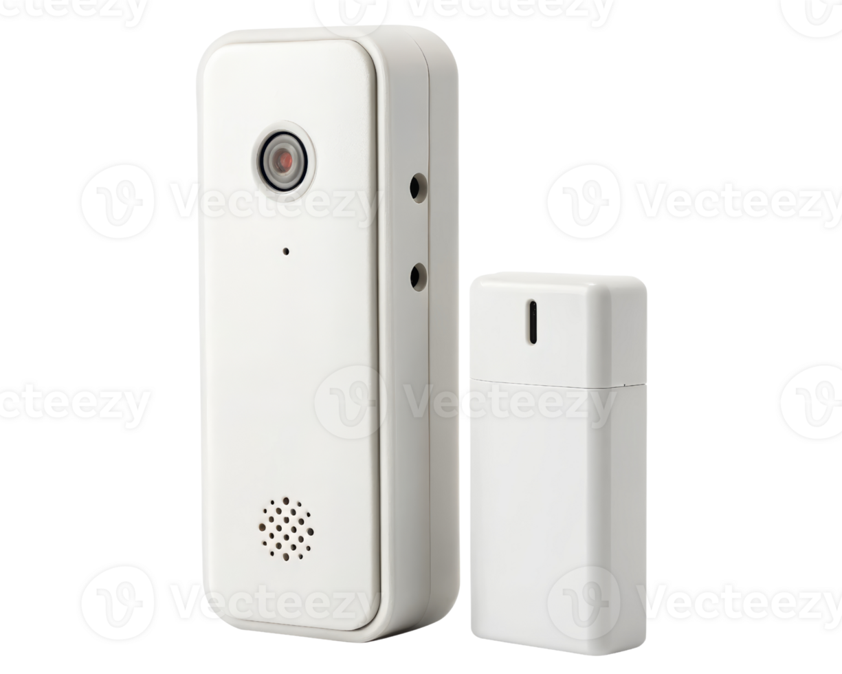 Wireless security camera system on a transparent background png