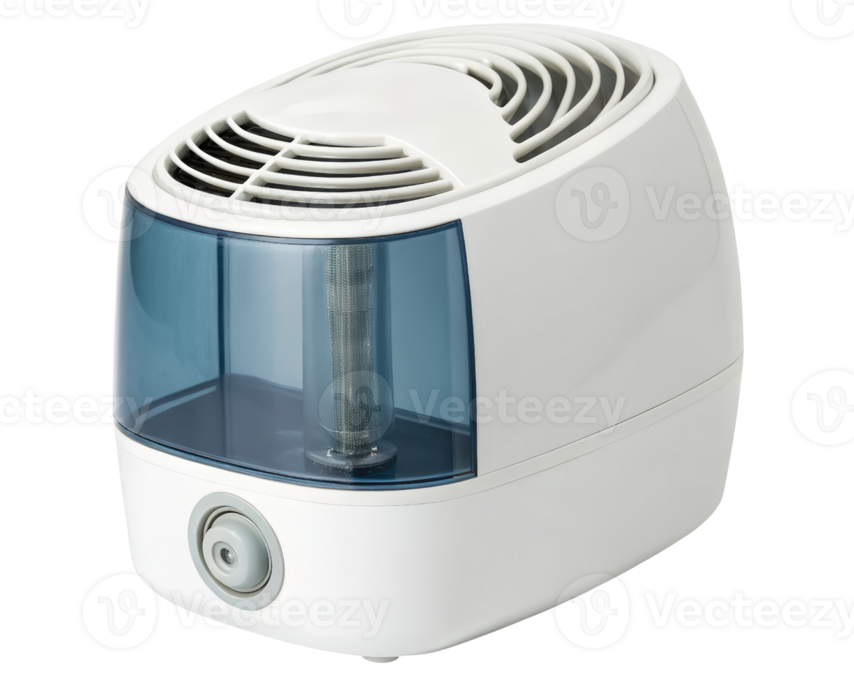White ultrasonic humidifier on a transparent background png