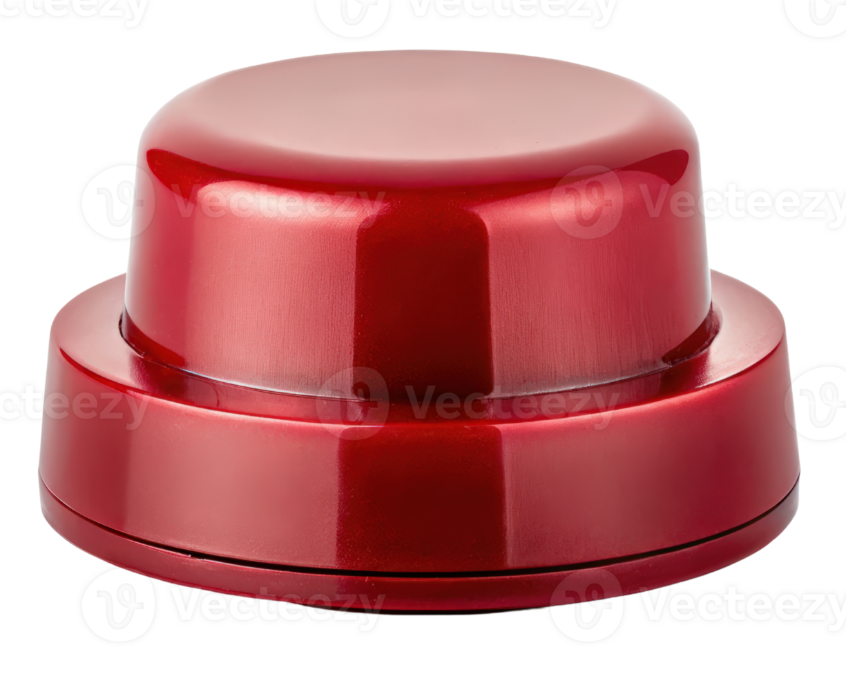 Red cylindrical container on a transparent background png