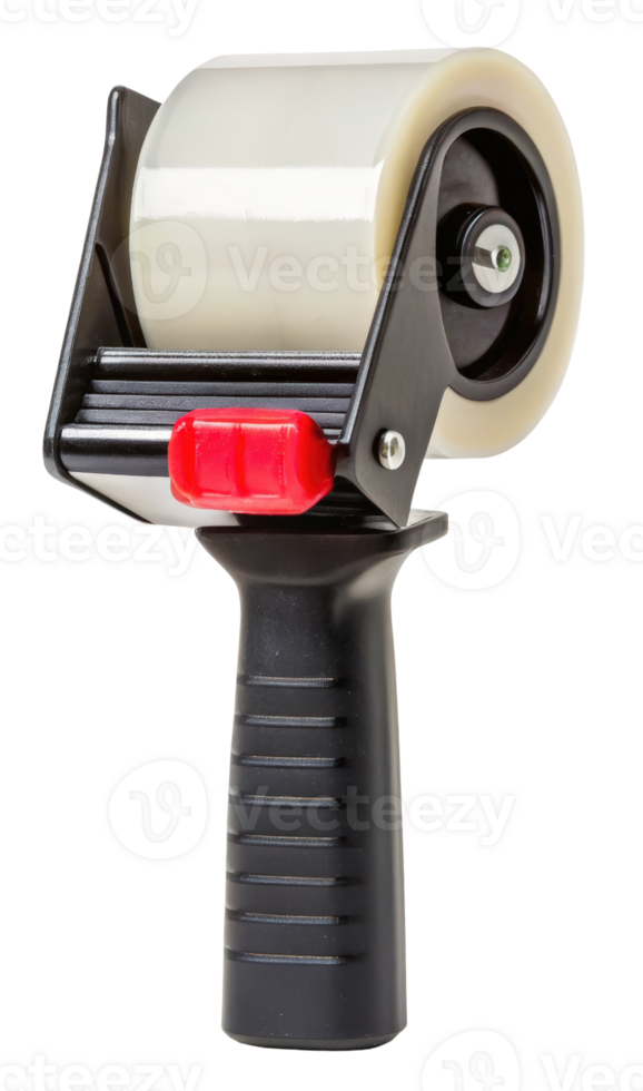 Handheld tape dispenser on a transparent background png