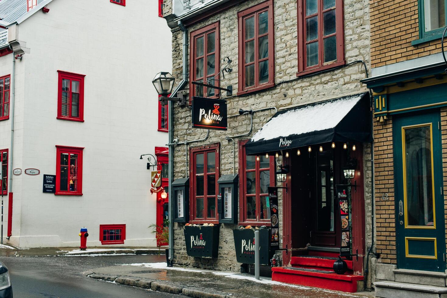 QUEBEC CITY, CANADA - 2019 The ancient architecture of Quebec City. photo