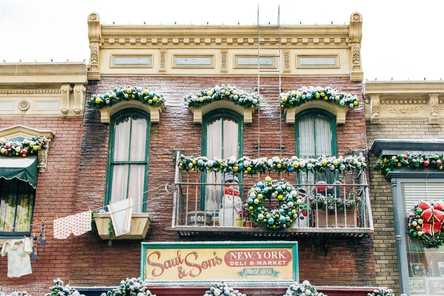 Los Angeles, USA - december, 2019 Universal Studios Hollywood. christmas time photo