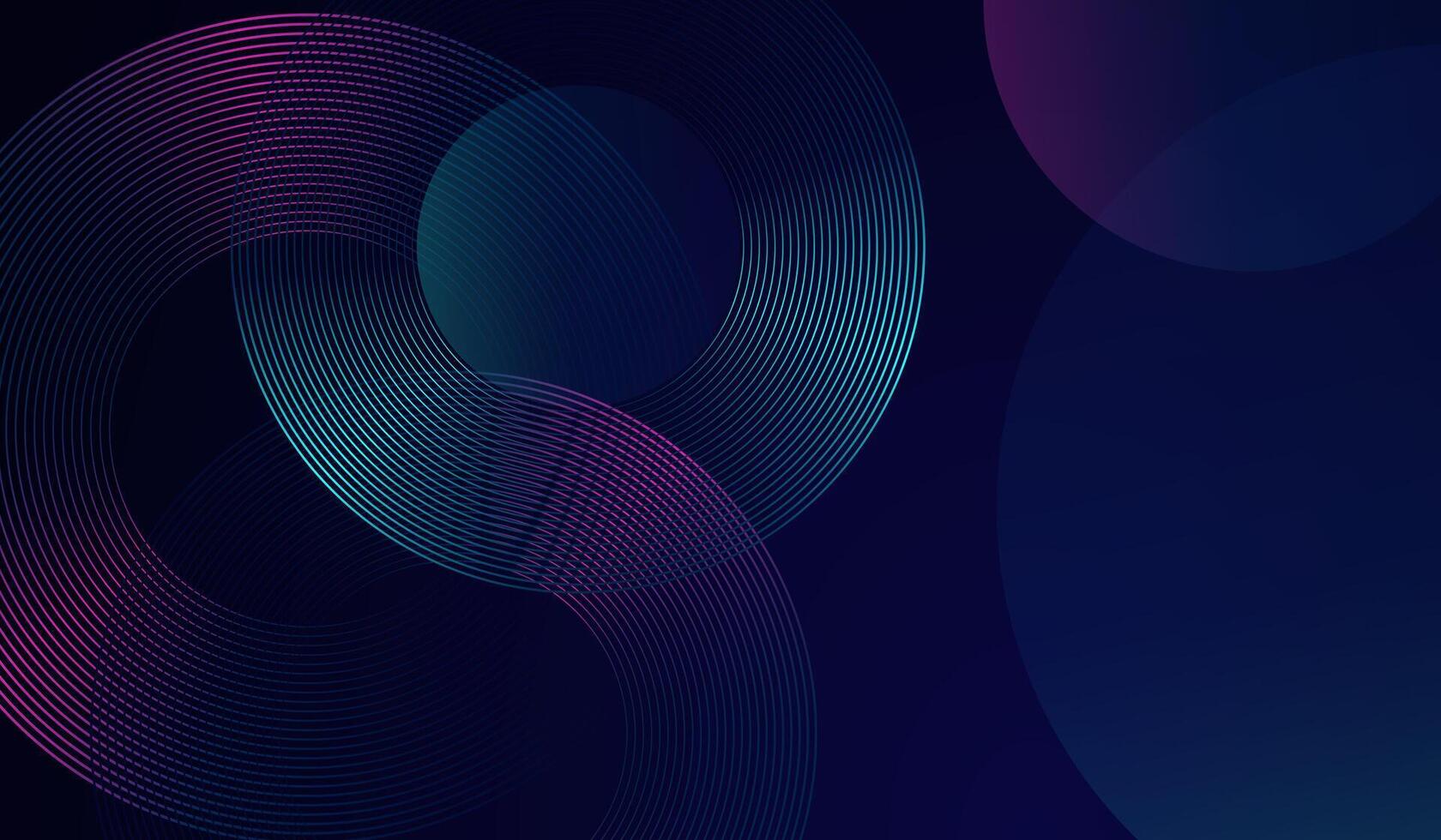 A modern technology abstract artwork design for promo templates design. A digital technology abstract circles lines vector