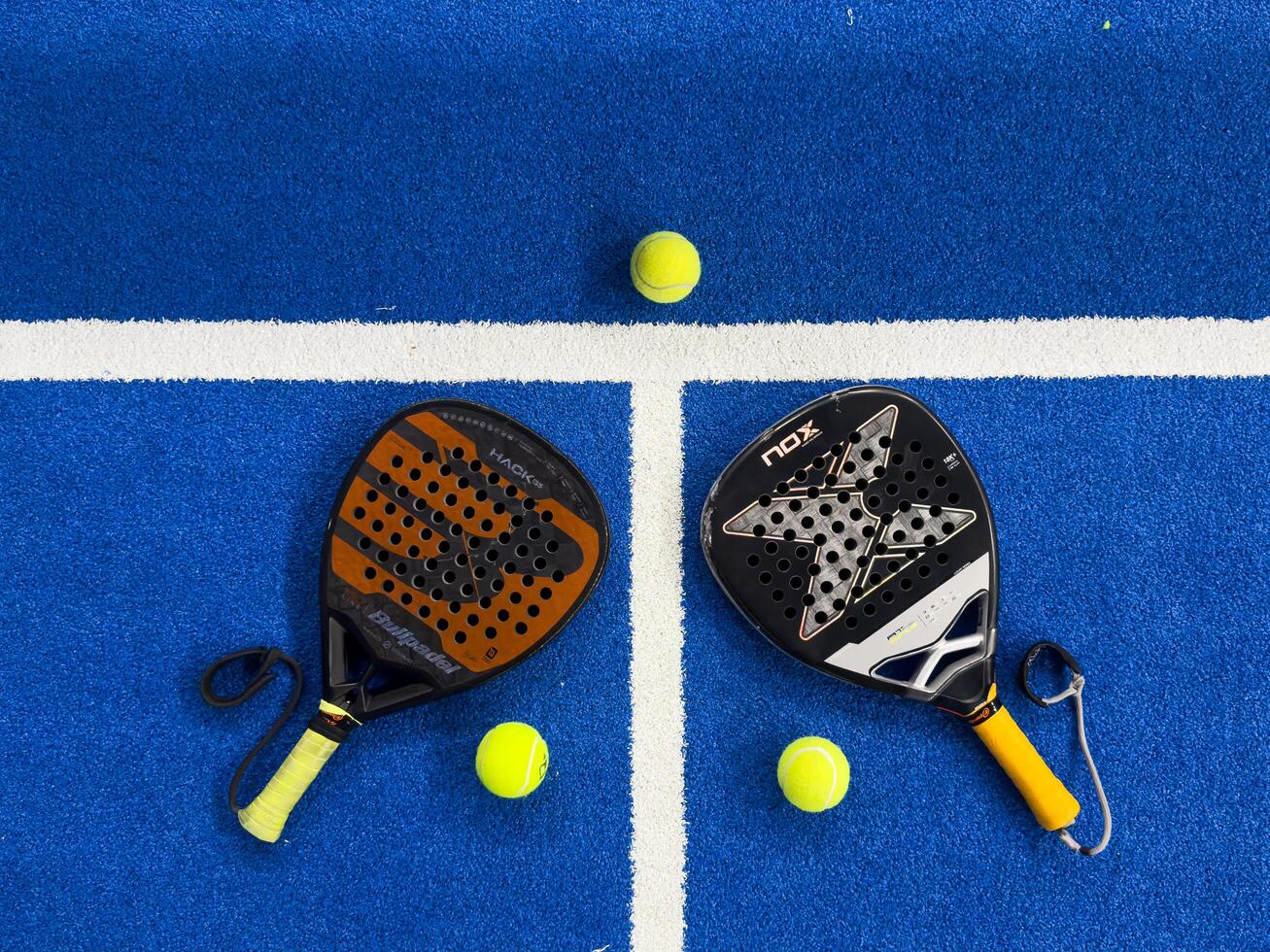 Kyiv, Ukraine, November 4, 2024. Padel racket, Bullpadel, photo