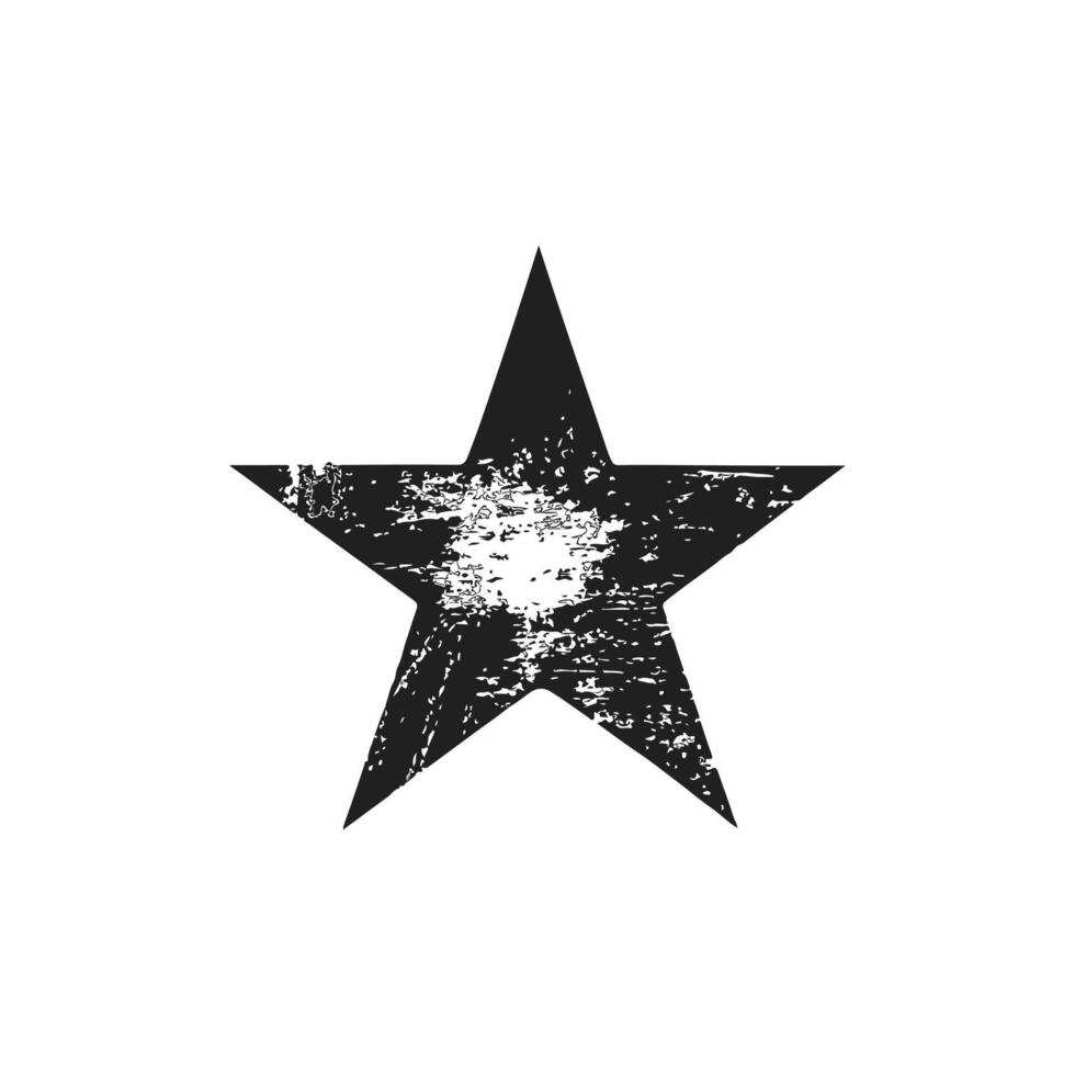 Minimalist Abstract Star Icon A Sleek and Elegant Design vector