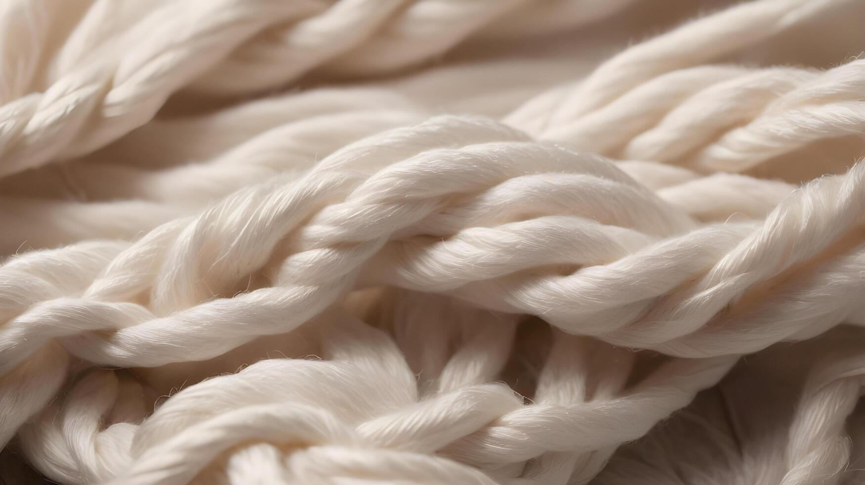 A detailed image capturing the organic patterns of tightly woven cotton threads. photo