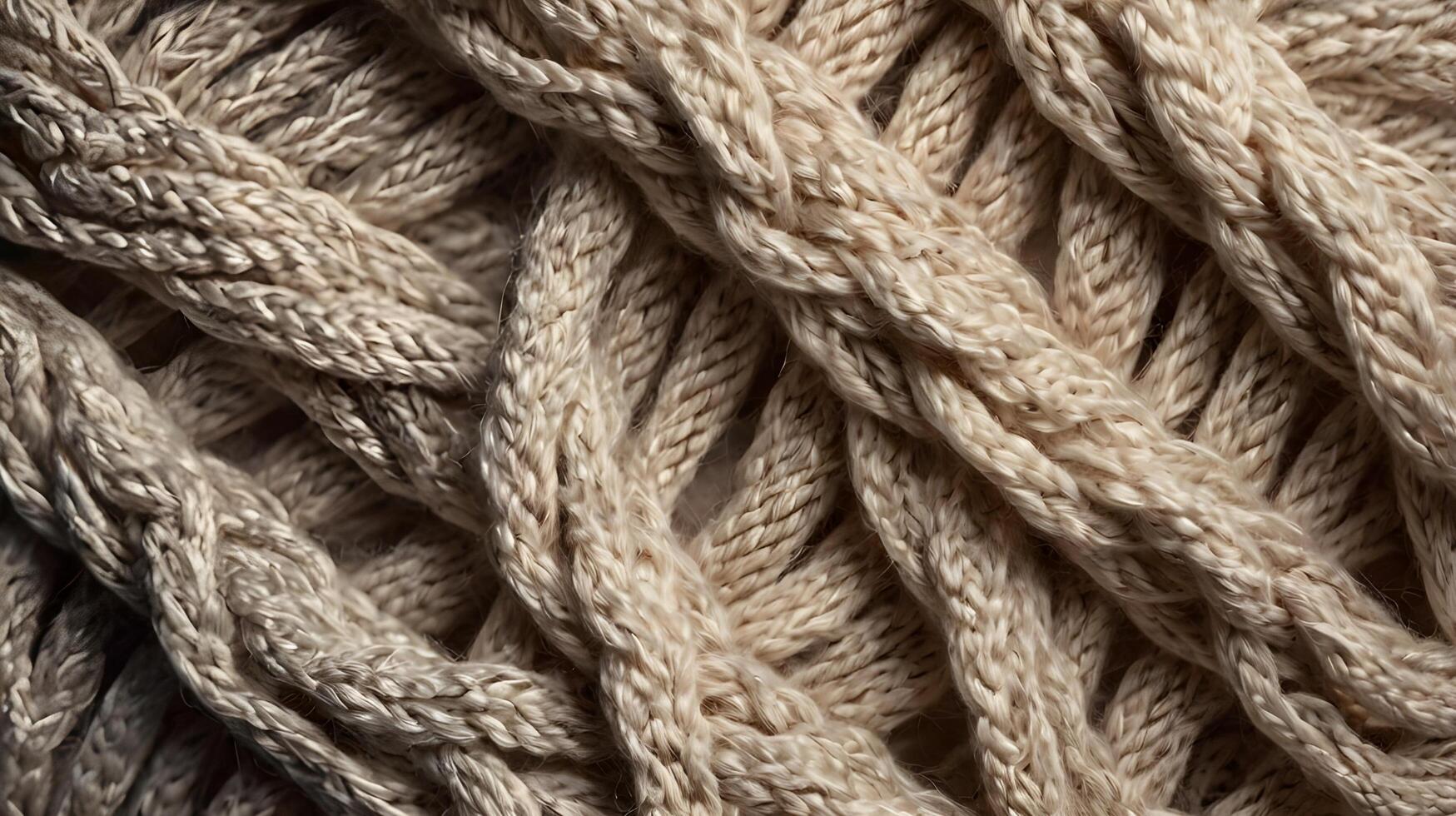 A high-definition shot showing visible loops in knitted fabric. photo