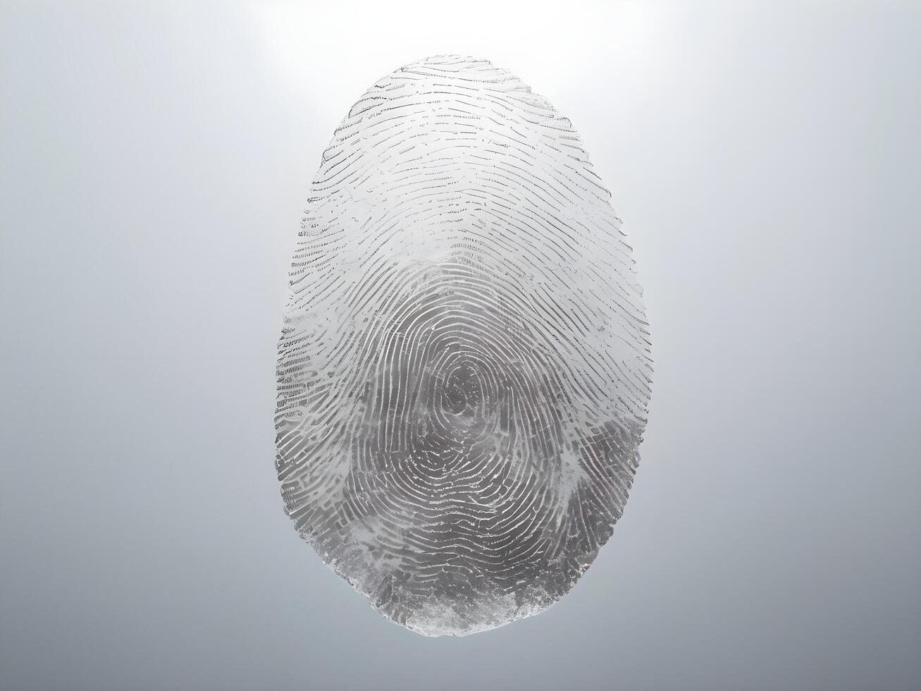 A macro capture highlighting fingerprint residue on shiny glass. photo