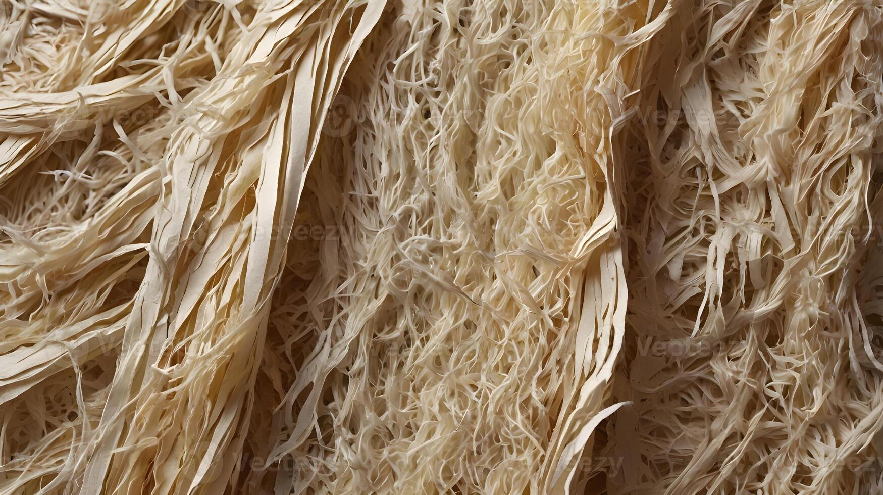A detailed capture of uneven paper fibers along a torn edge. photo