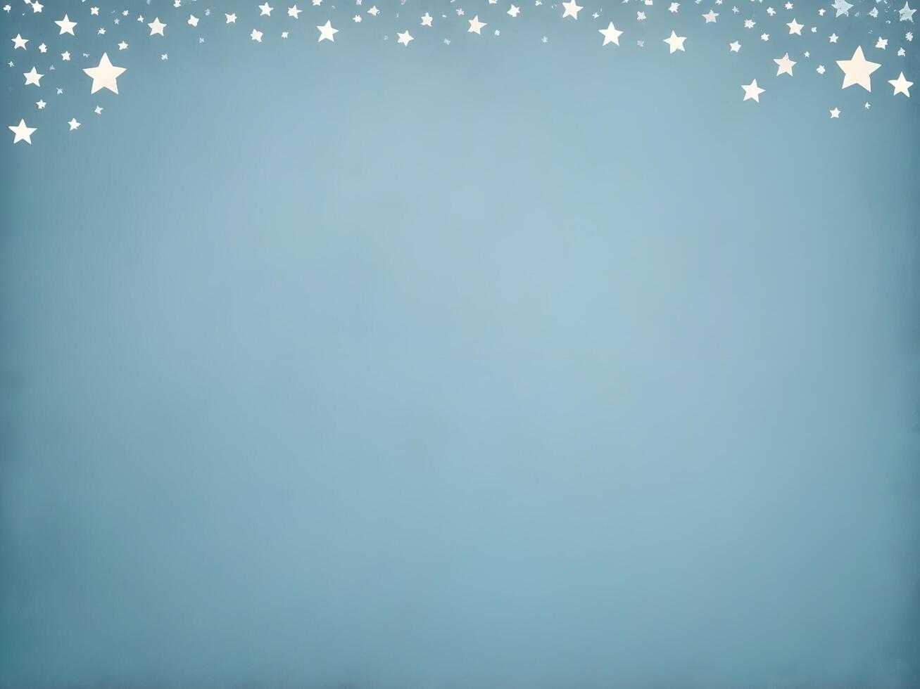 A distressed blue canvas with subtle white stars, leaving room for Presidents Day text placement. photo