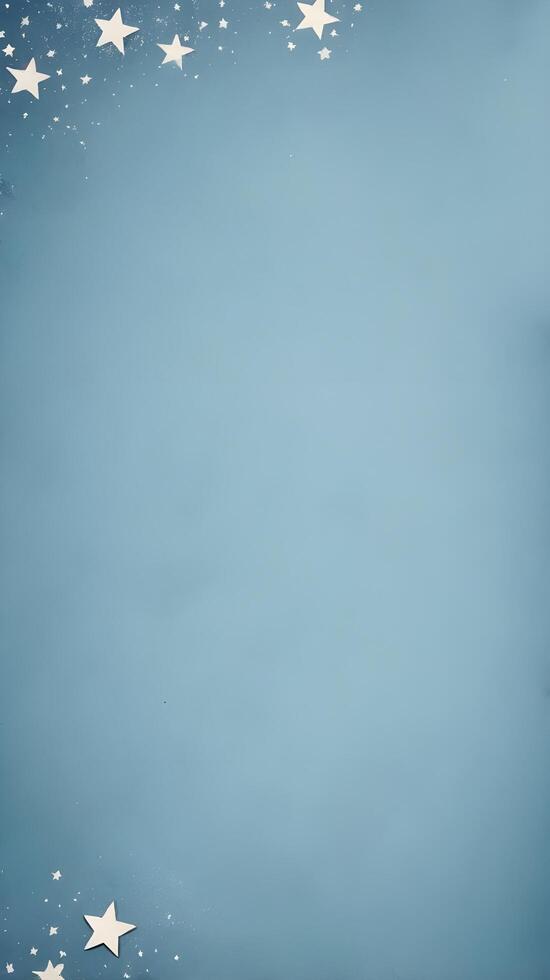 A textured blue background with delicate white stars, perfect for adding Presidents Day messaging. photo