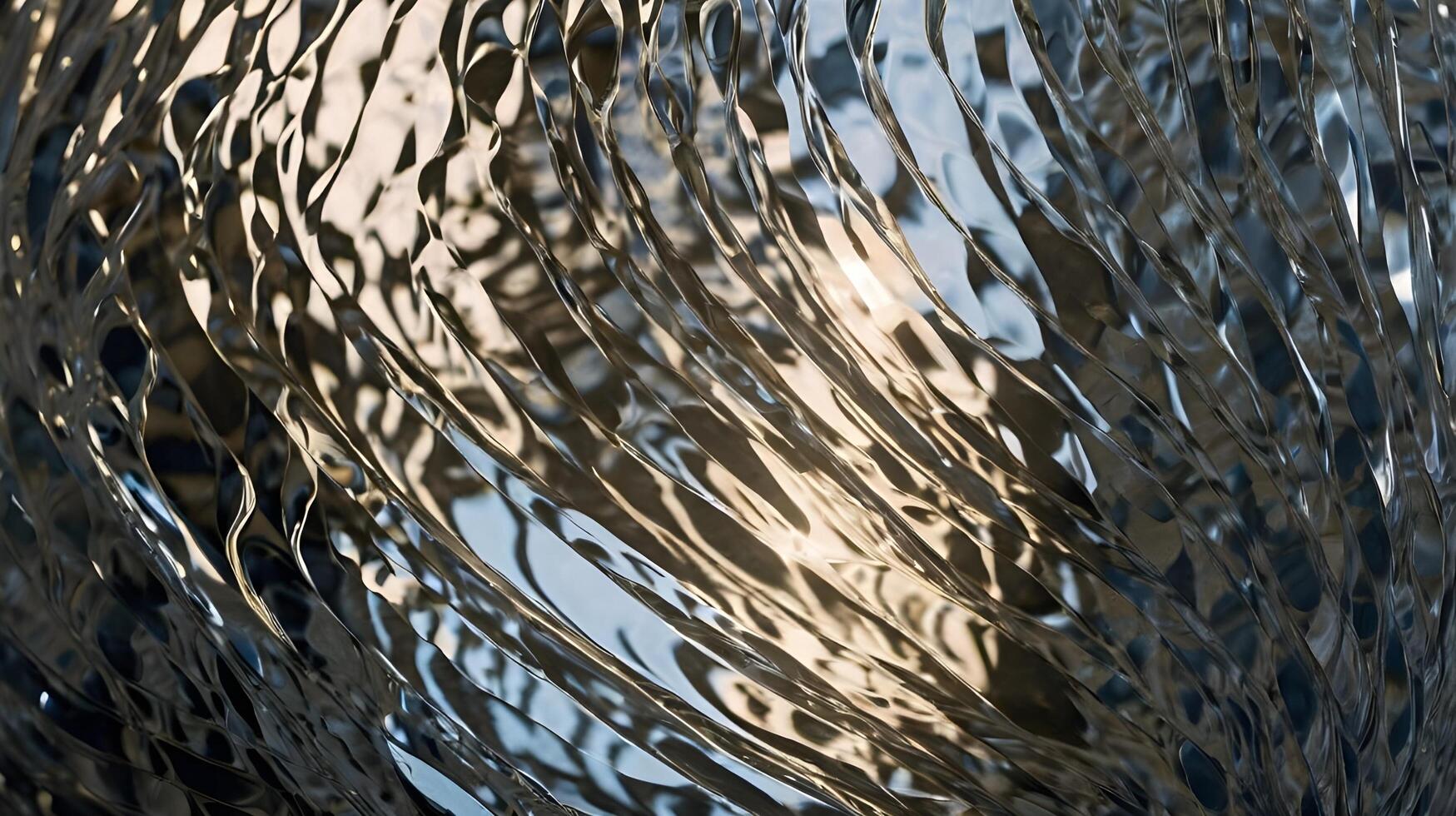 A creative macro of light refracting through irregular glass patterns. photo