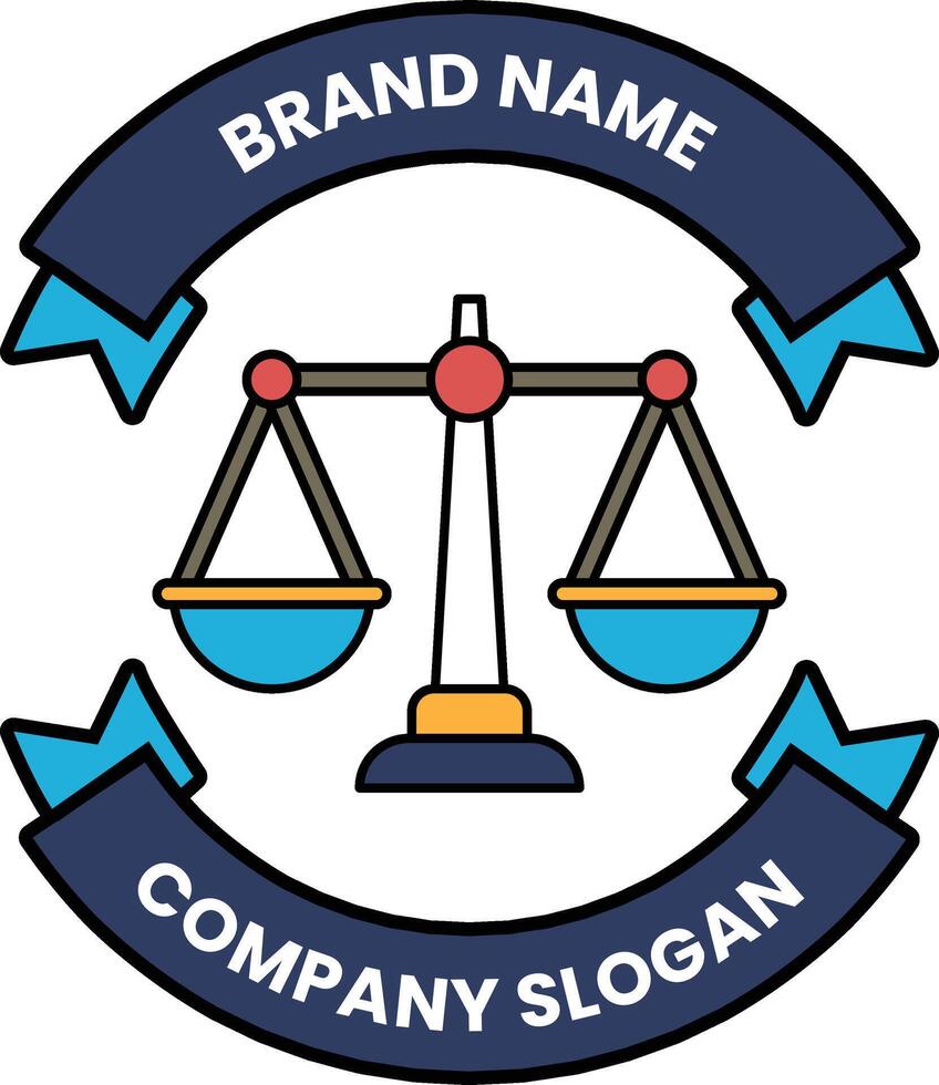 A logo for a company that is a law firm vector