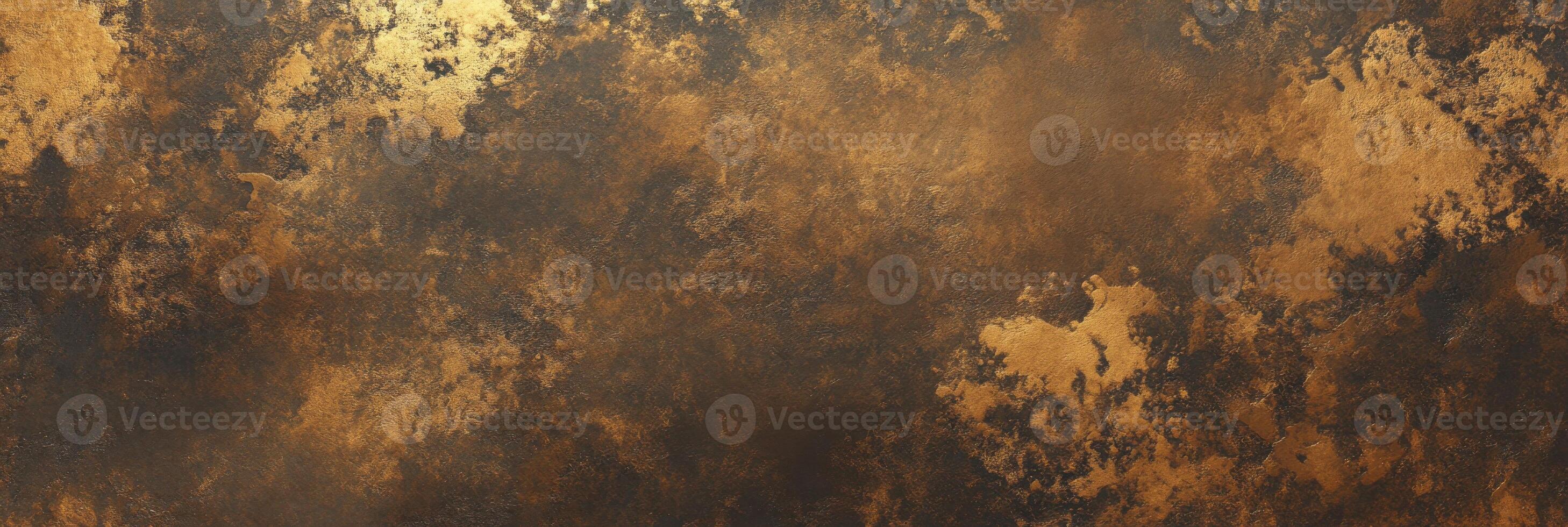 Abstract metallic texture with gold and bronze surface patterns photo