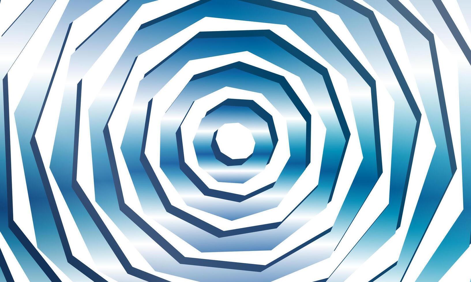 Abstract circle line pattern spin blue and white stripes. technology concept. vector