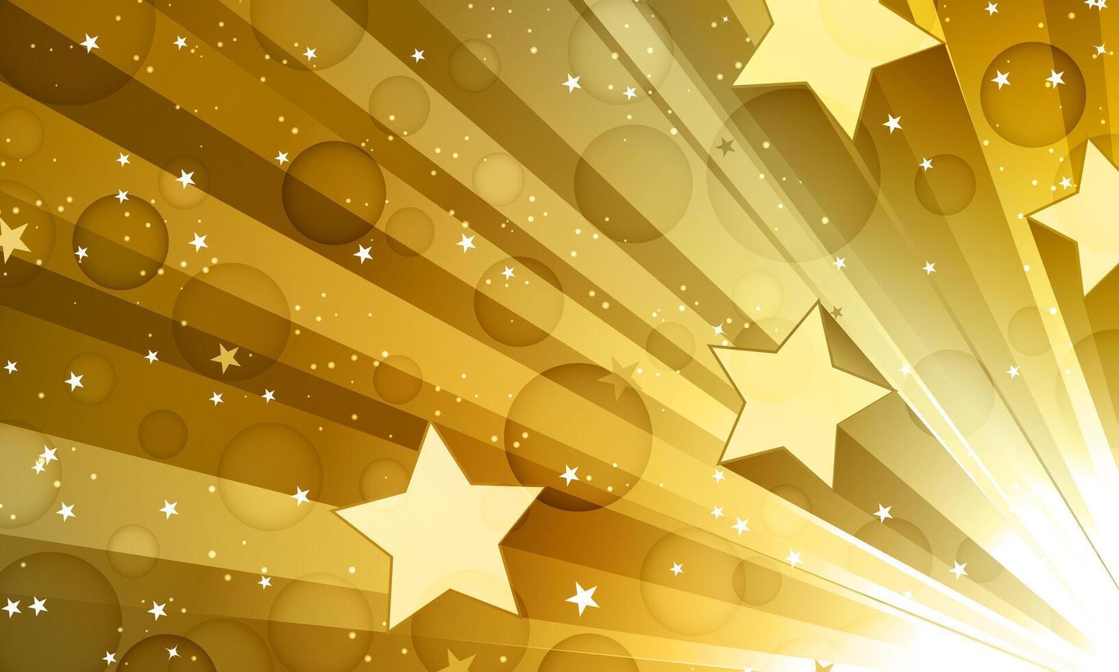 Light effect gold shine burst with sparkles illustration. yellow gold shiny bright. vector