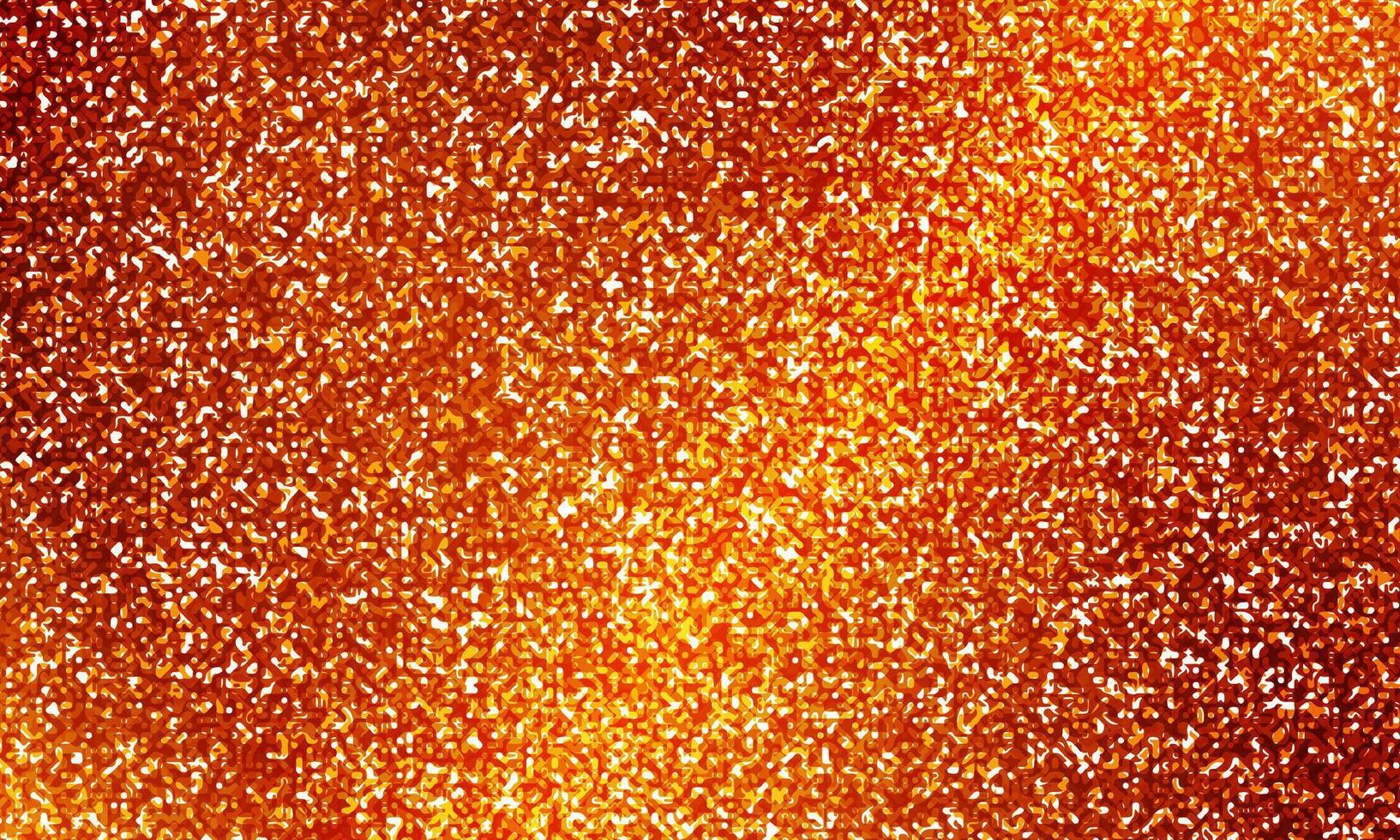 Gold glitter texture backdrop. Explosion of luxury golden confetti. Pop art style orange gold background. vector