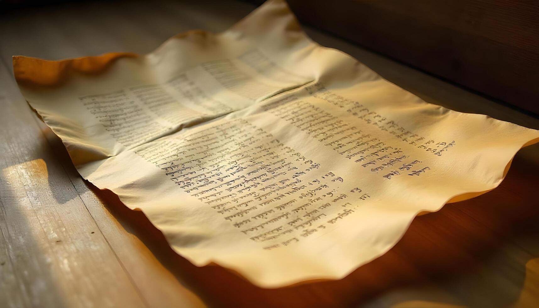 A piece of paper with writing on it photo