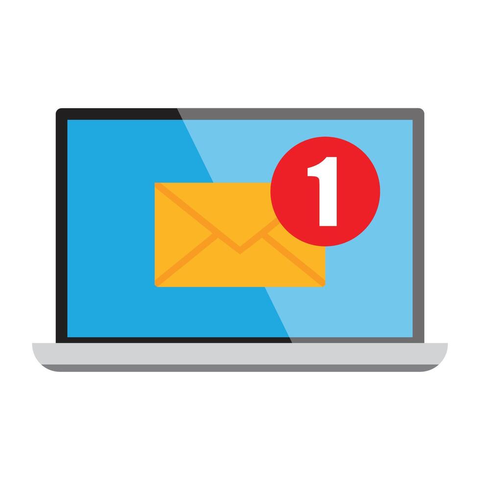 notification bubble speech icon flat vector