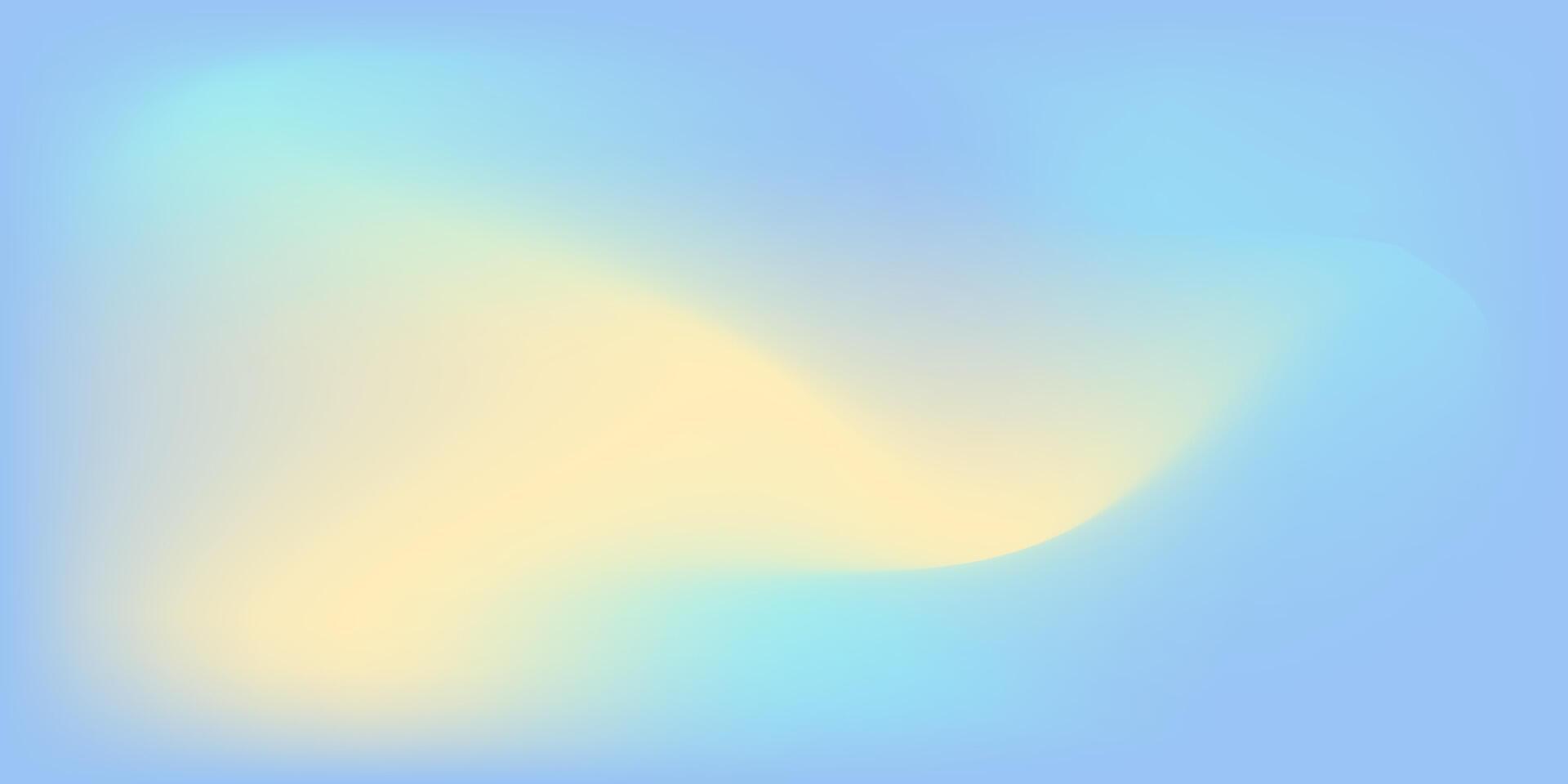 a blue and yellow blurred background with a white light vector