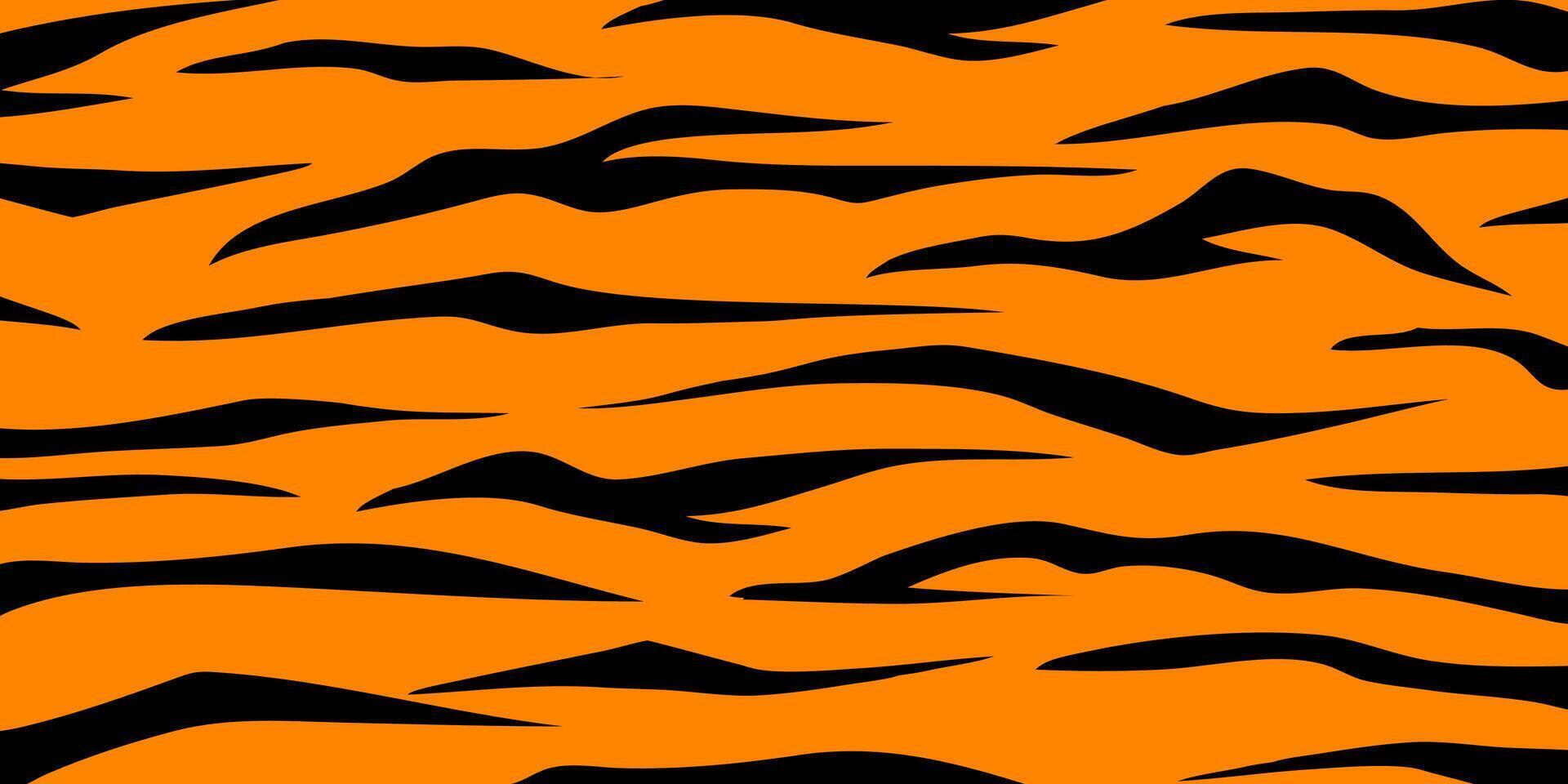 Tiger seamless pattern vector