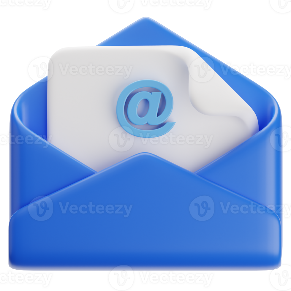 Email envelope 3d icon png