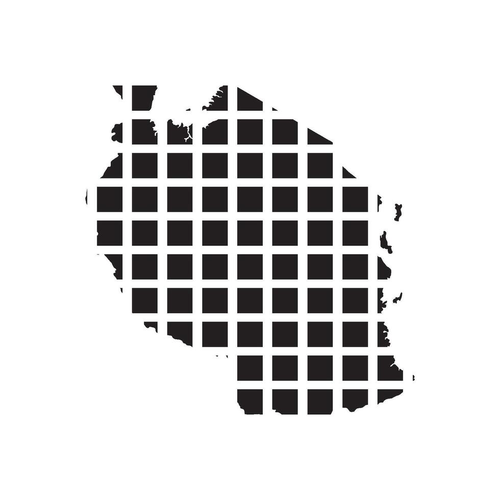 Tanzania Map Icon element vector