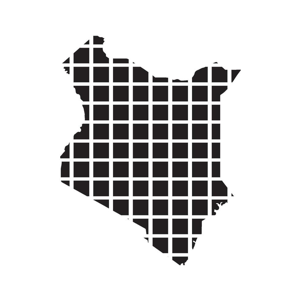 Kenya Map Icon element symbol vector