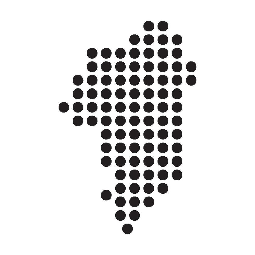 Greenland Map Icon element design vector