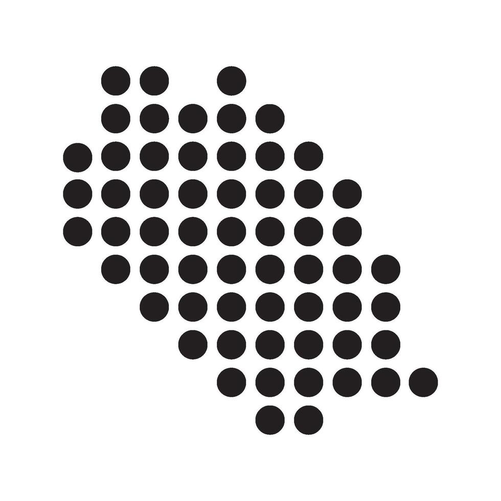 Tanzania Map Icon symbol design vector