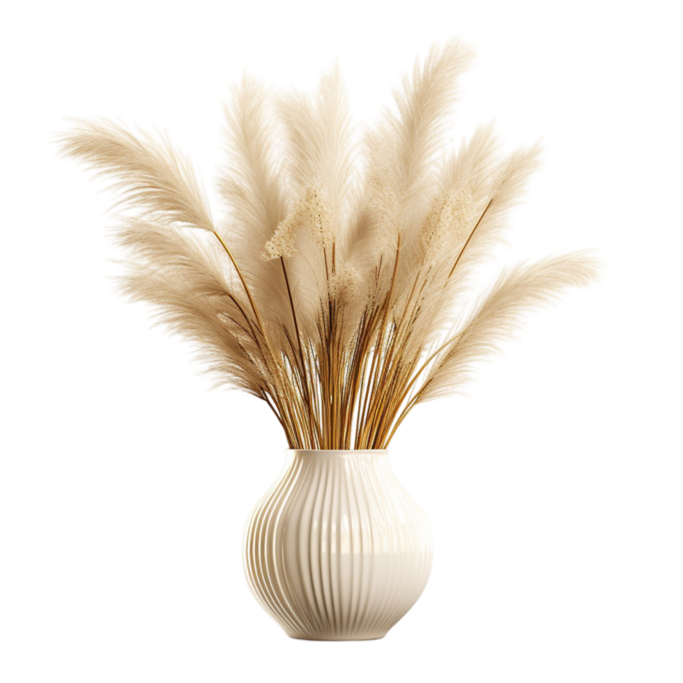 Natural Pampas Grass Bouquet png