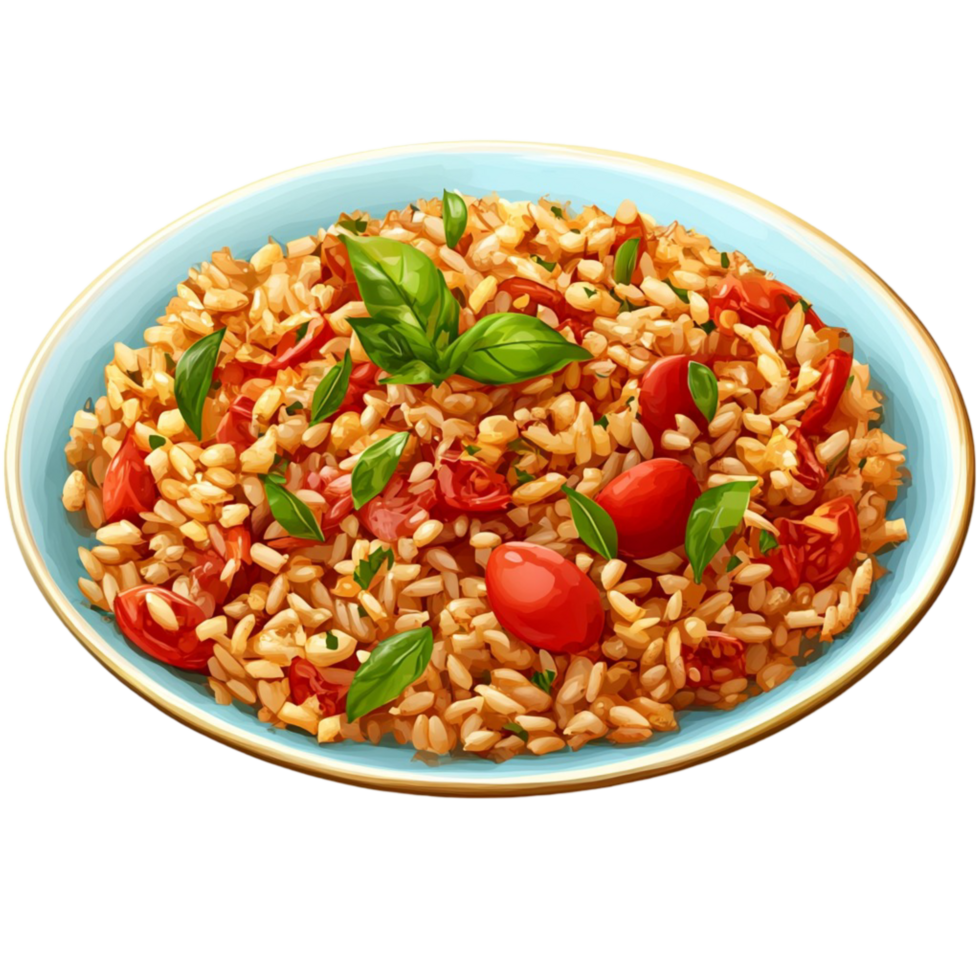 Fried Rice On Plate png