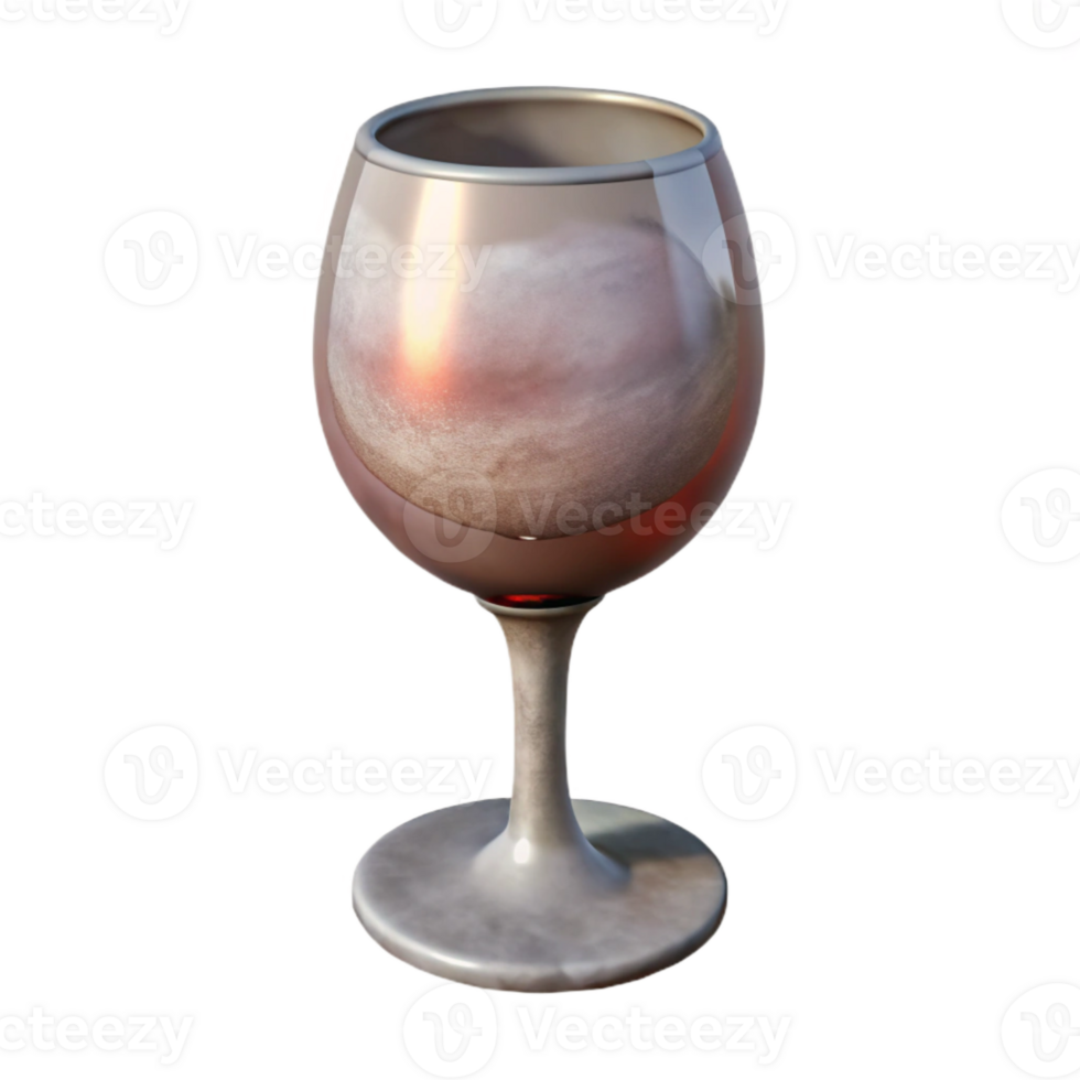 wonderful minimalist Empty Wine Glass Transparent Background premium png