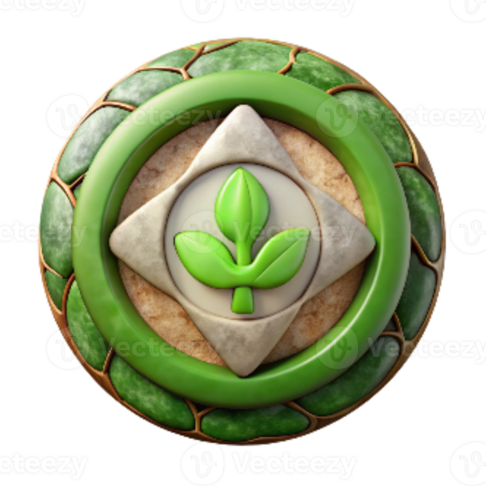 vibrant creative Environmental Protection Symbol Isolated high quality png